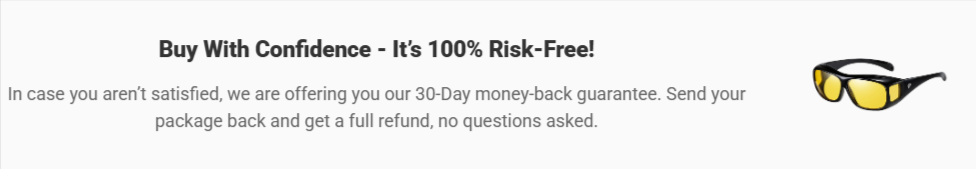 PolorVision Driving Glasses Guarantee