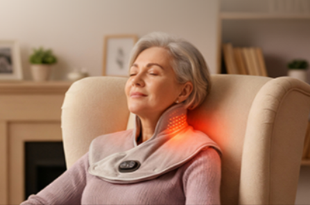 WrapRelief Heated Massage Wrap uses