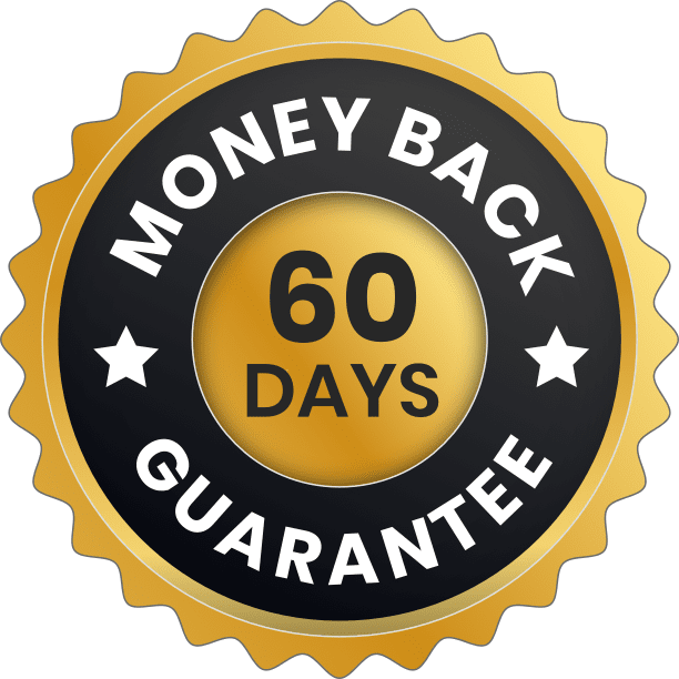 60days Money back guarantee